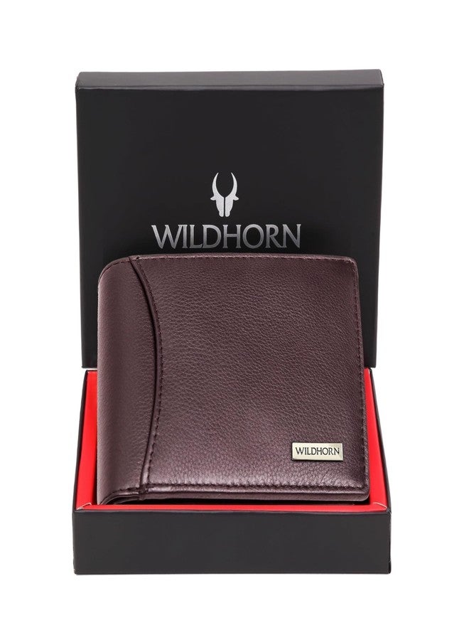 WildHorn Rfid Protected Leather Wallet For Men, Brown - Image 2
